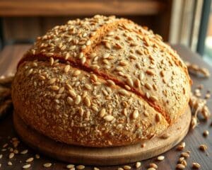 Ambachtelijk meergranenbrood met zonnebloempitten