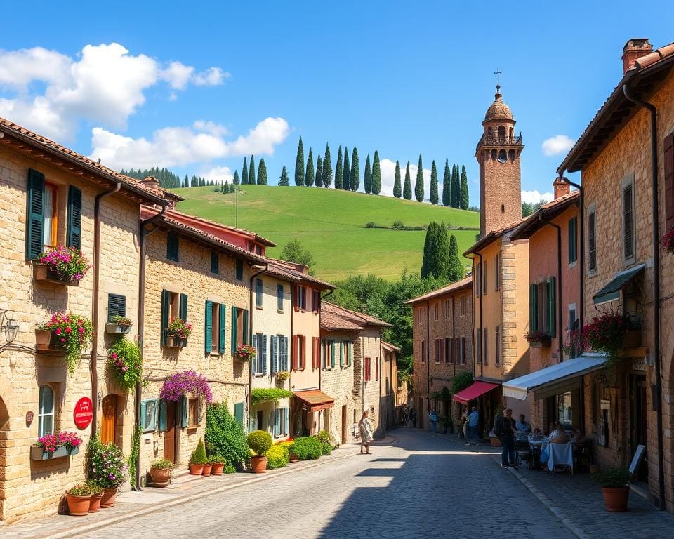 Bezienswaardigheden in de pittoreske dorpen van Toscane