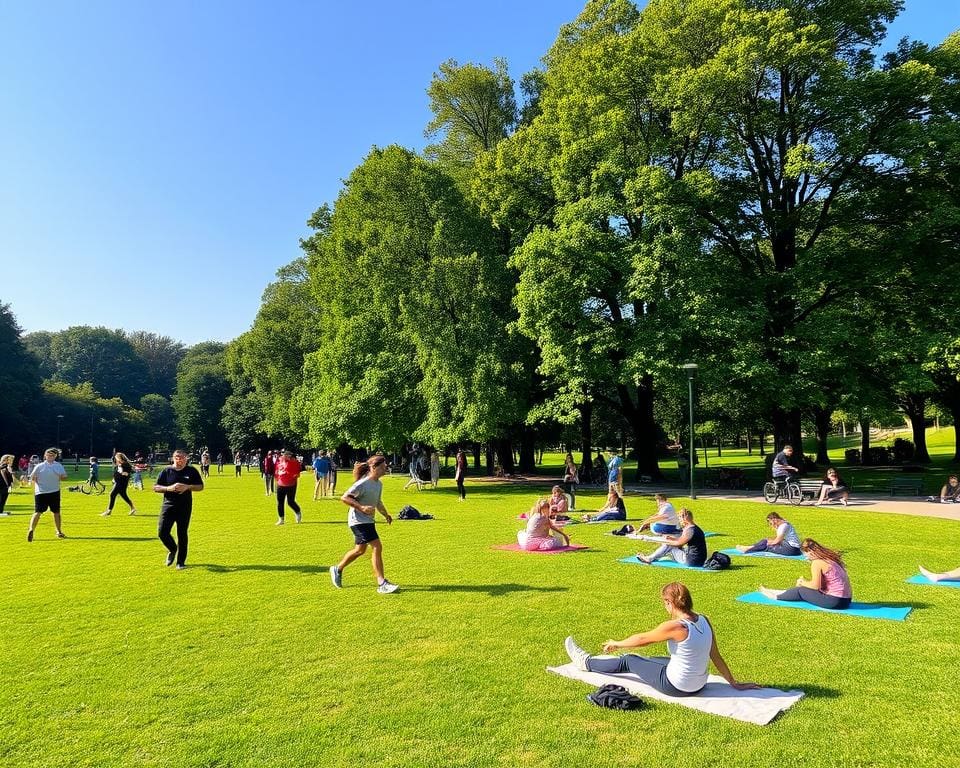 Buitenactiviteiten voor frisse lucht en beweging