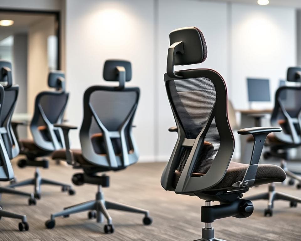 Bureaustoelen met lendensteun voor ergonomisch werken