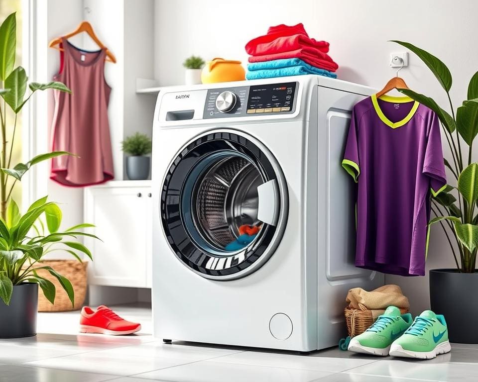 Duurzame sportkleding wasmachine