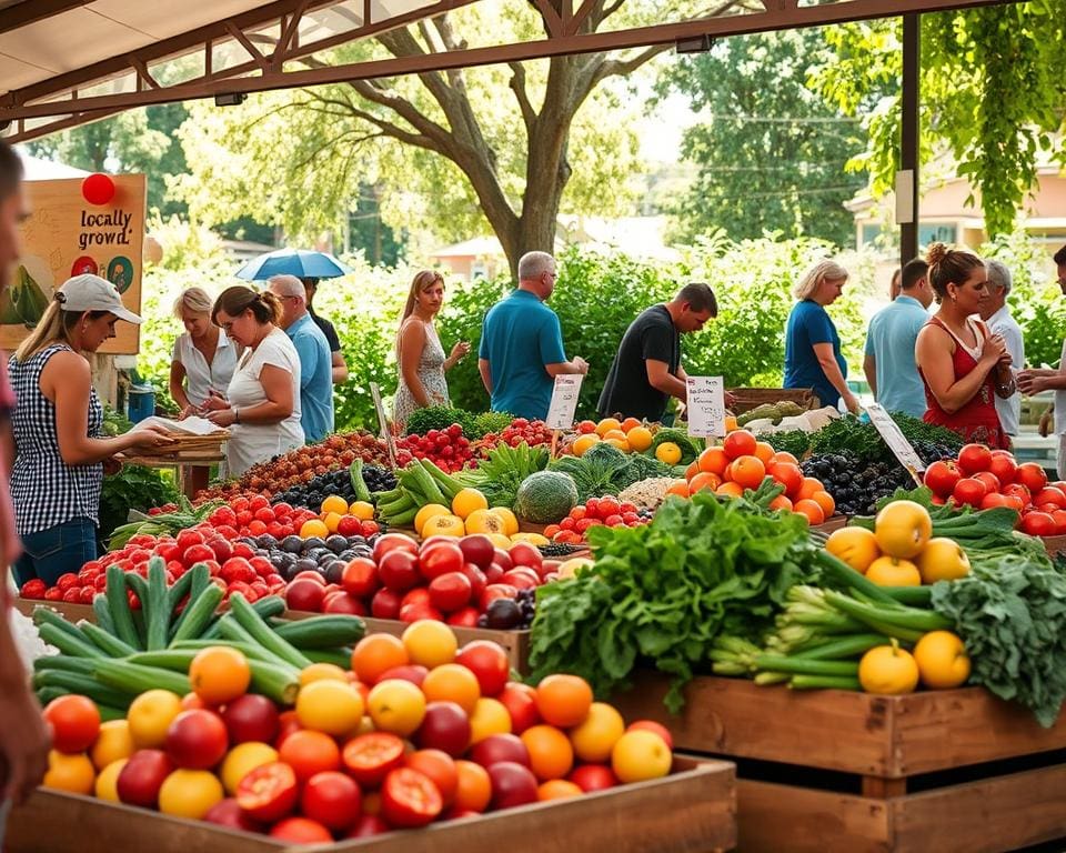 Eet lokaal voor een kleinere ecologische voetafdruk