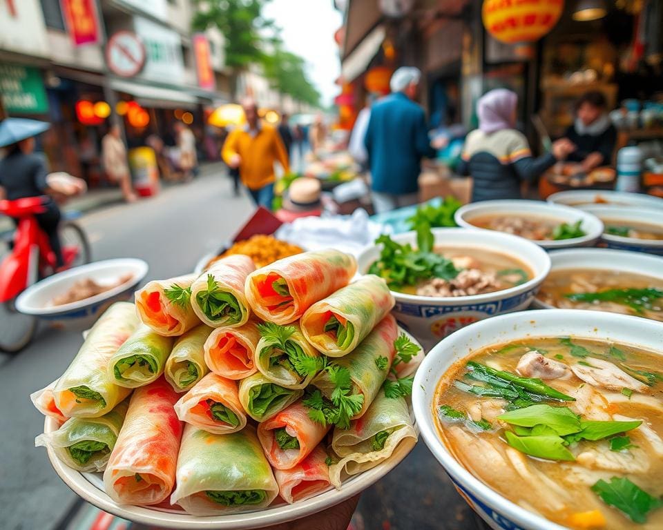 Eetgewoontes in Vietnam: verse loempia’s en pho in Hanoi