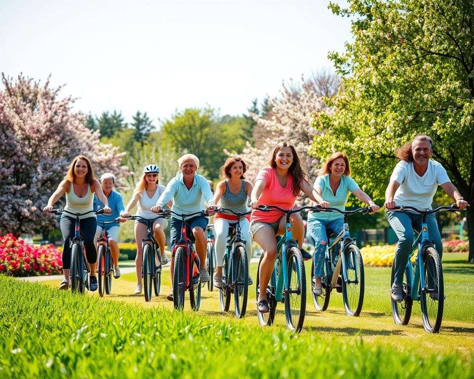 Gezondheid voordelen van fietsen