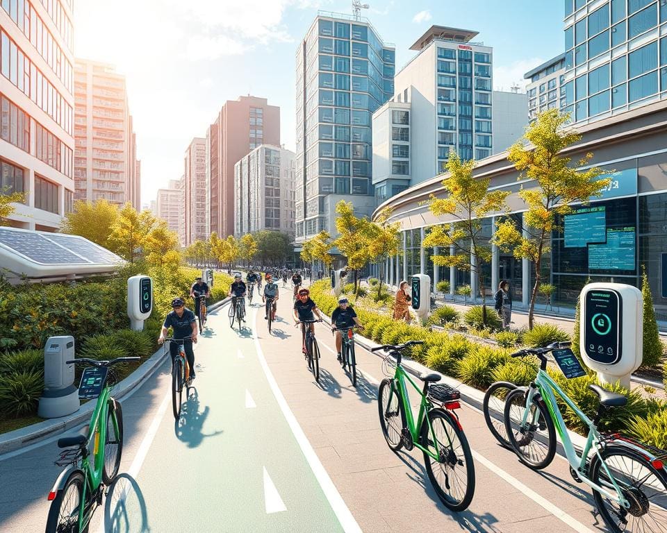 Hoe helpen slimme fietsen bij emissievrij transport?