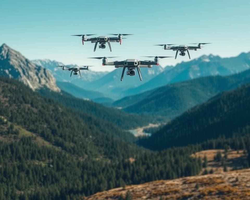 Hoe werken drones bij bewaking van afgelegen gebieden?