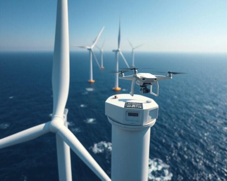 Hoe werken drones in inspecties van offshore windparken?