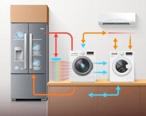 Hoe werkt een thermodynamisch systeem in huishoudelijke apparaten?