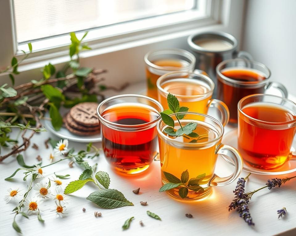 Kruidentheeën voor ontspanning en gezondheid