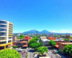 Managua: groeiende stad in Nicaragua