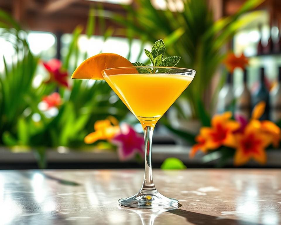 Mango Martini cocktail