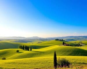 Natuur bewonderen in de groene heuvels van Toscane