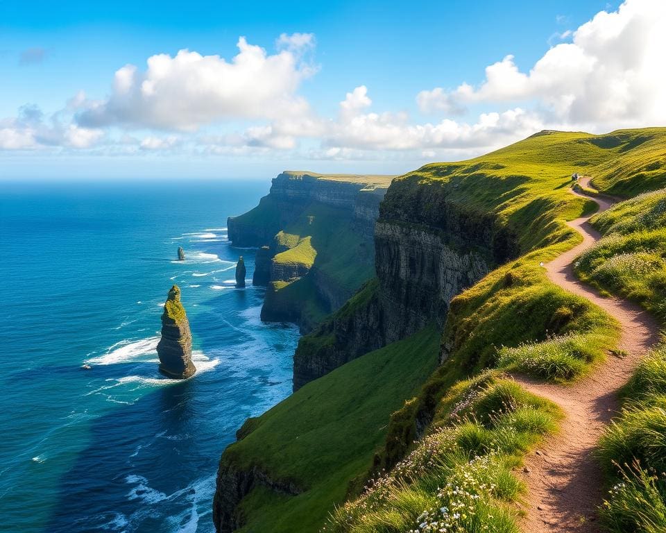 Natuurwandelingen langs de kliffen van Moher in Ierland