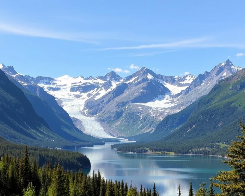 Ongerepte natuur ervaren in Alaska met fjorden en bergen