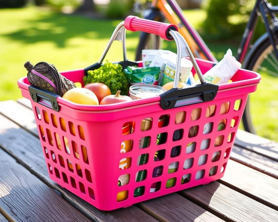 Opvouwbare fietsmanden voor gemakkelijke boodschappen