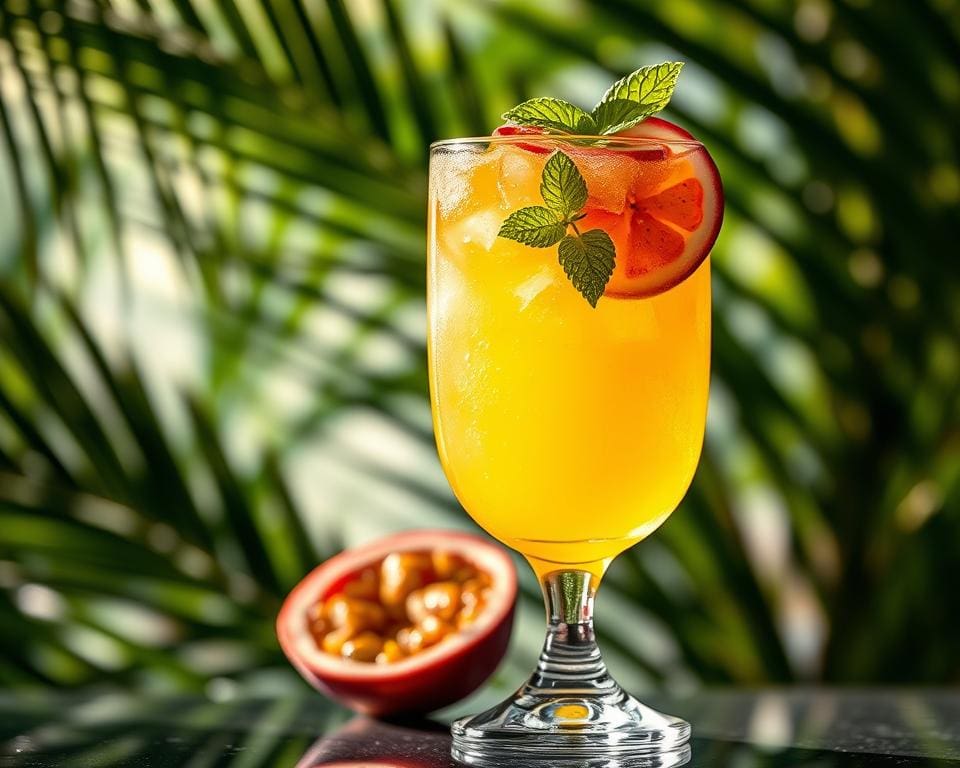 Passion Fruit Fizz: Een cocktail vol exotische smaken