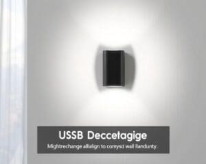 Praktische voordelen van een USB oplaadbare wandlamp