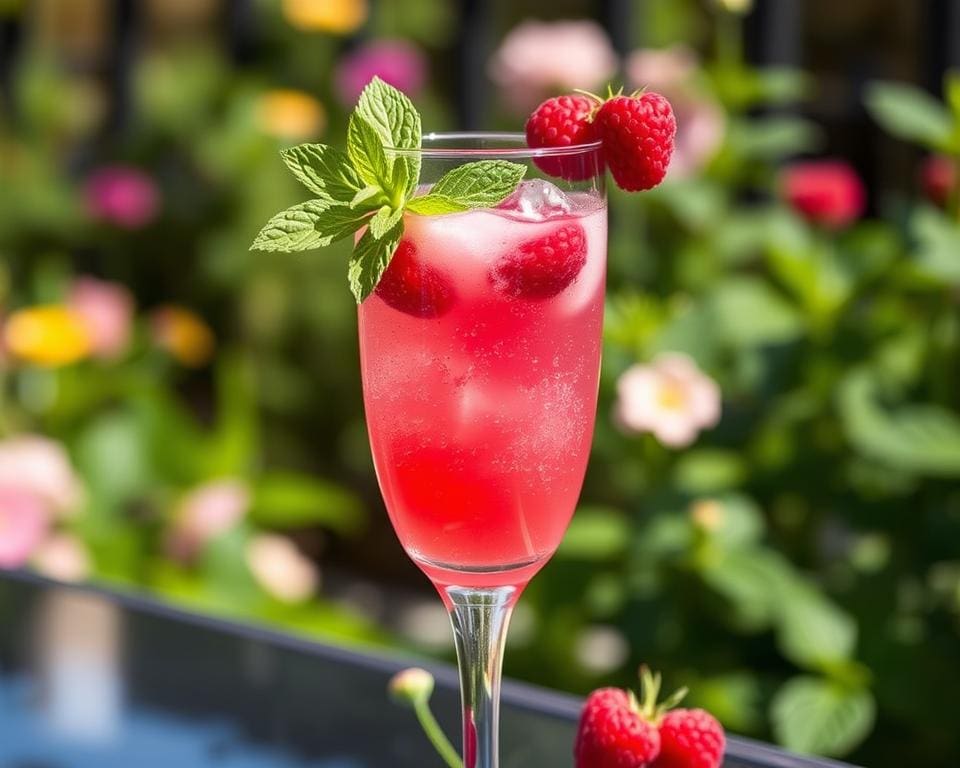 Raspberry Gin Fizz: Een cocktail met een fruitige twist