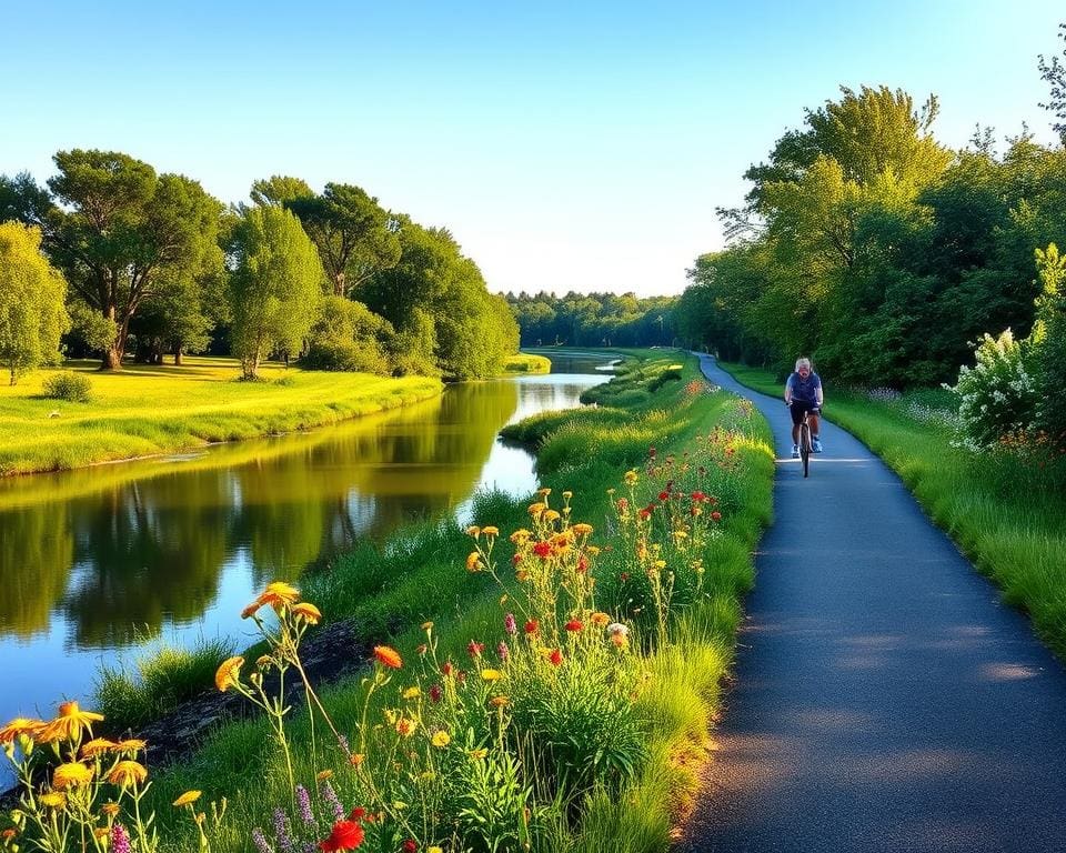 Stressvermindering op de fiets