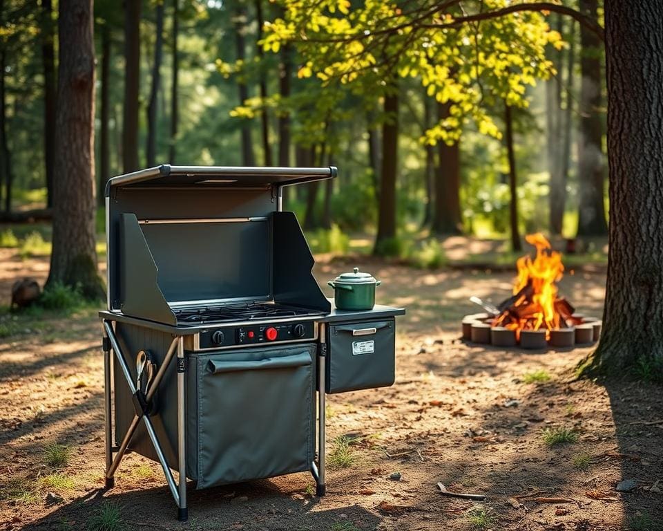 Vouwbare campingkeukens voor outdoor koken