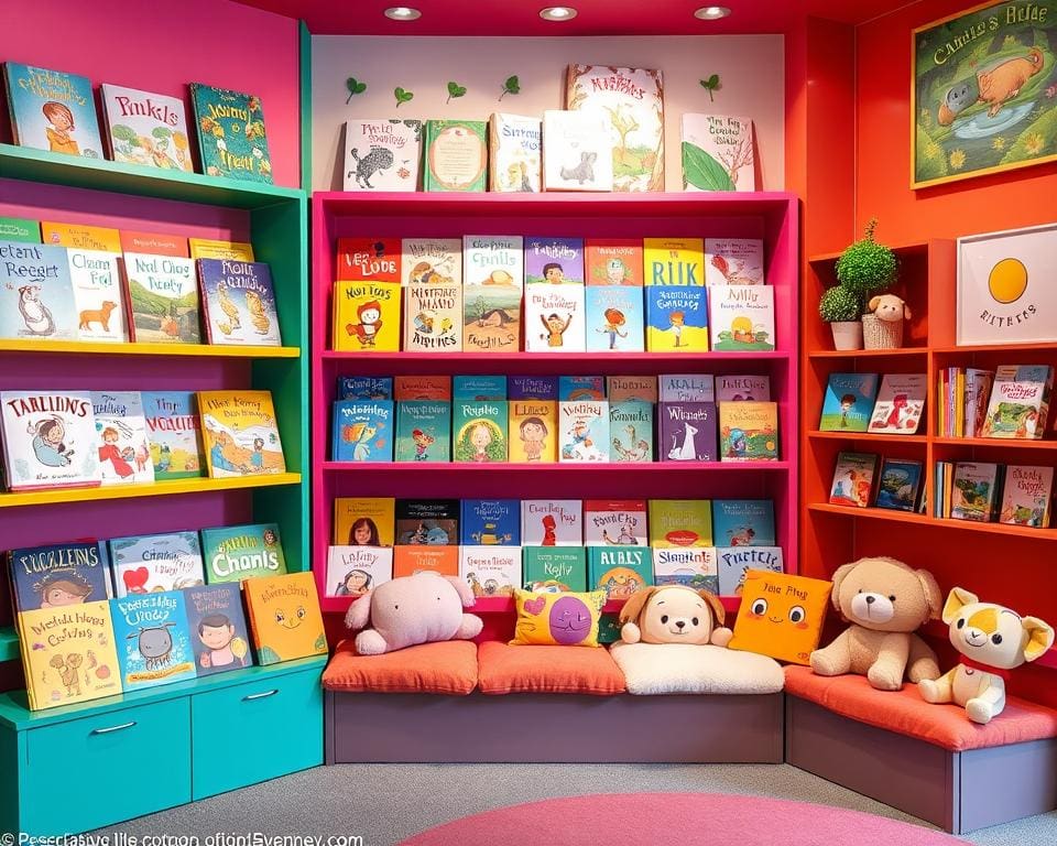 kinderboek displays