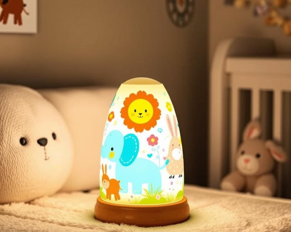 kinderlampen met een vrolijk dierenthema