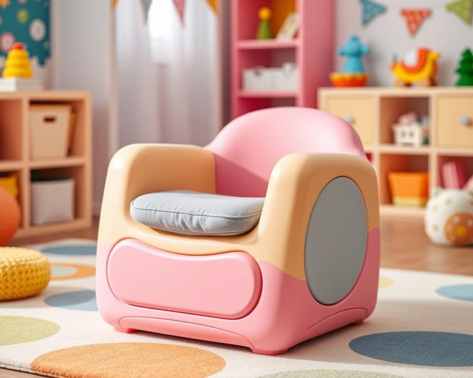 kinderstoelen met een geïntegreerde voetsteun