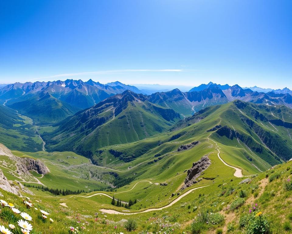 populaire trektochten in de Kaukasus