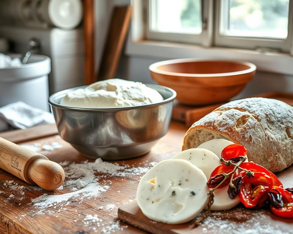 zelf maken ciabatta brood