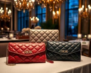 Dior leren clutches: Voor een verfijnde avondstijl