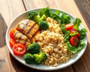 Eenvoudige maaltijden voor een uitgebalanceerd dieet