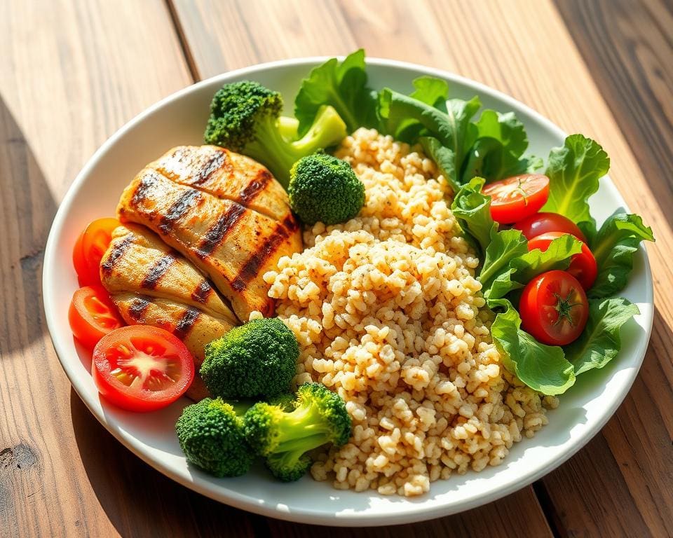 Eenvoudige maaltijden voor een uitgebalanceerd dieet