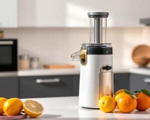 Elektrische citruspers met compacte opbergruimte