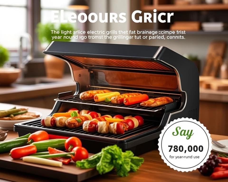 Elektrische grill voor binnen