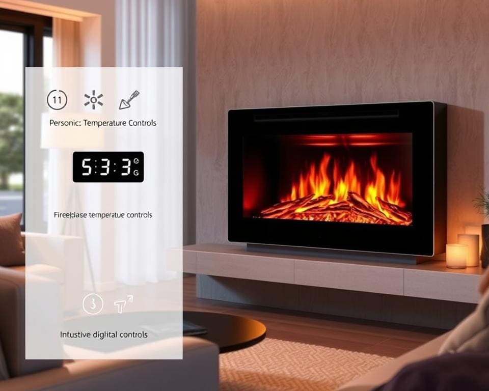 Elektrische haarden met gepersonaliseerde warmte-instellingen