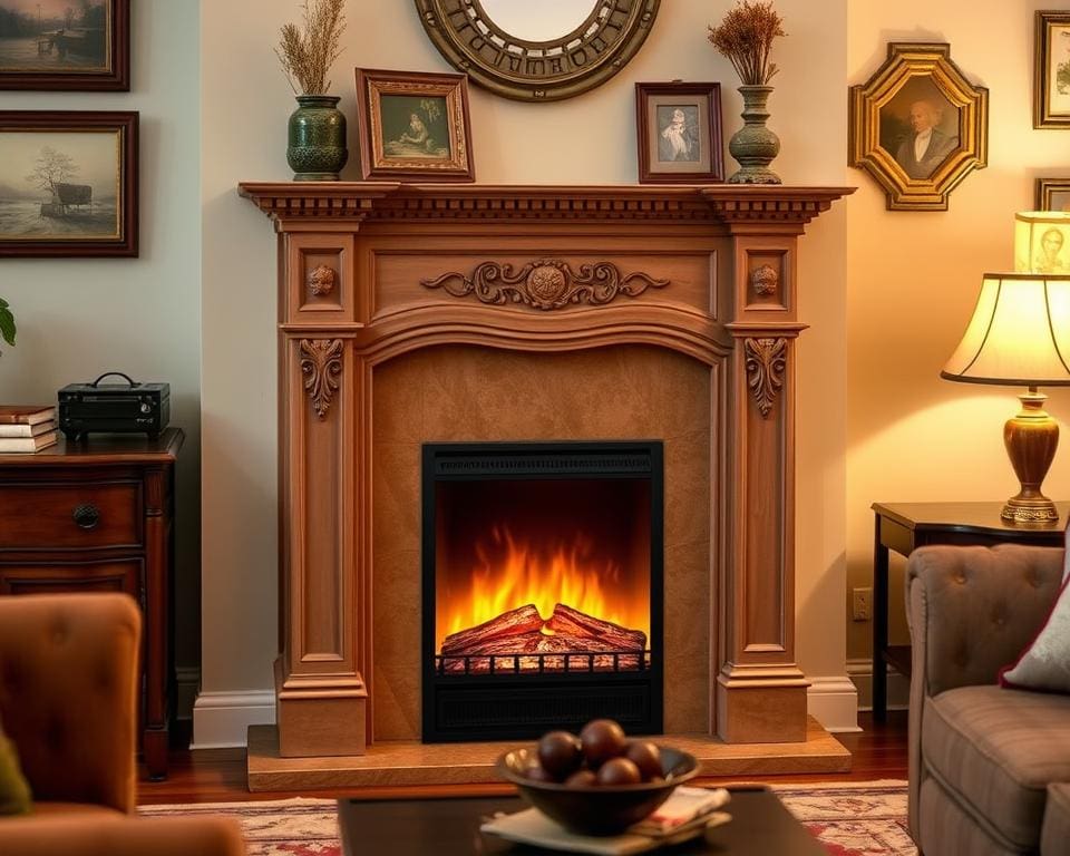 Elektrische haarden met klassieke stijlelementen