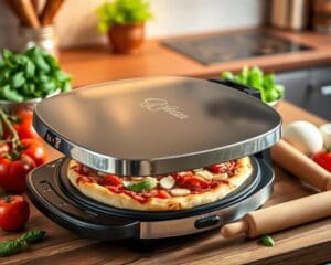 Elektrische pizzamaker voor zelfgemaakte Italiaanse lekkernijen