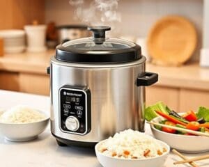 Elektrische rijstkoker met automatische afslag