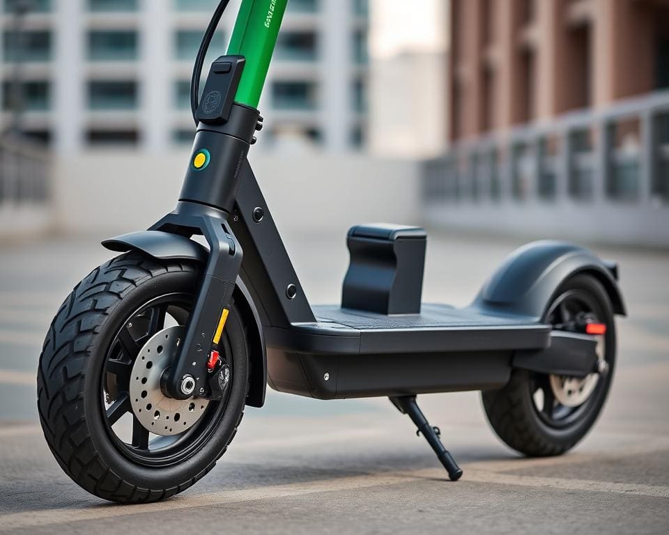 Elektrische scooters met robuuste wielconstructie