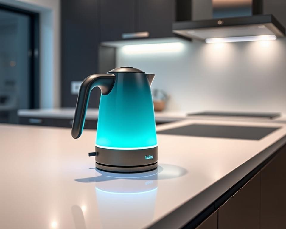 Elektrische waterkoker met LED-verlichting