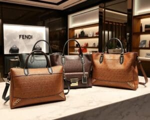 Fendi leren schoudertassen: Luxe en praktisch in één