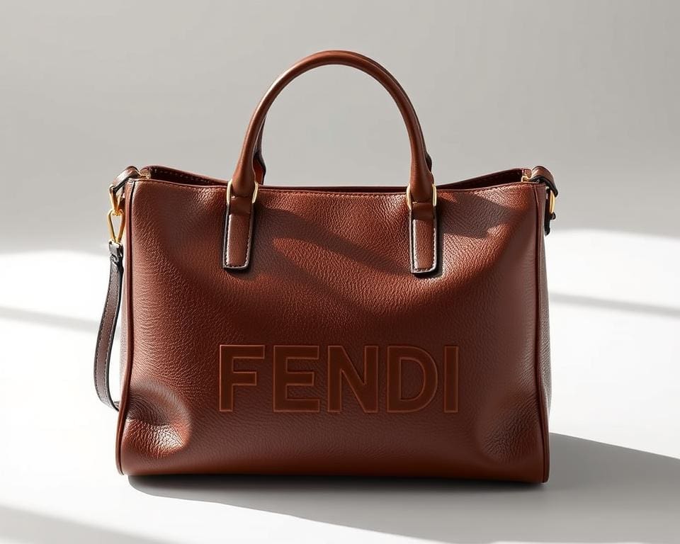 Fendi leren schoudertassen