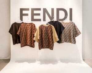 Fendi oversized tops: Voor een moderne en minimalistische flair