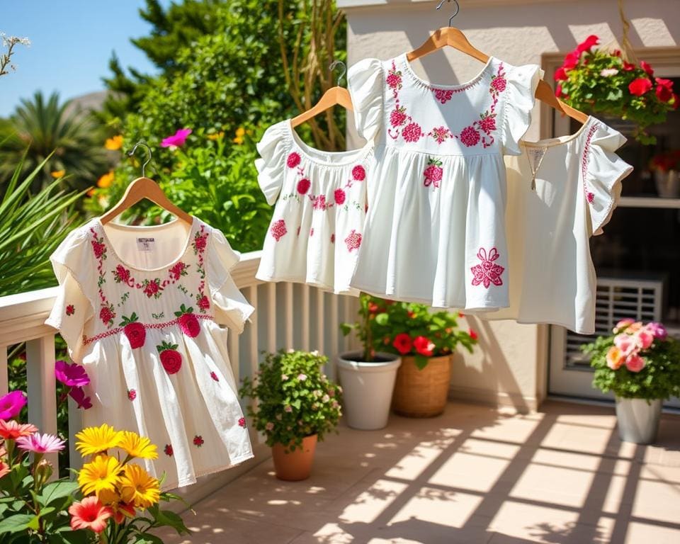 Jacquemus geborduurde tops: Voor een speelse zomerse flair