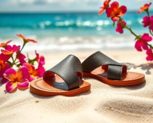 Louis Vuitton leren sandalen: Voor een ontspannen zomerlook