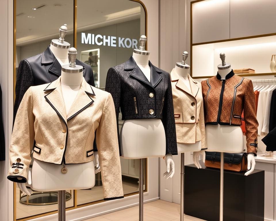 Michael Kors cropped jackets: Voor een verfijnde uitstraling
