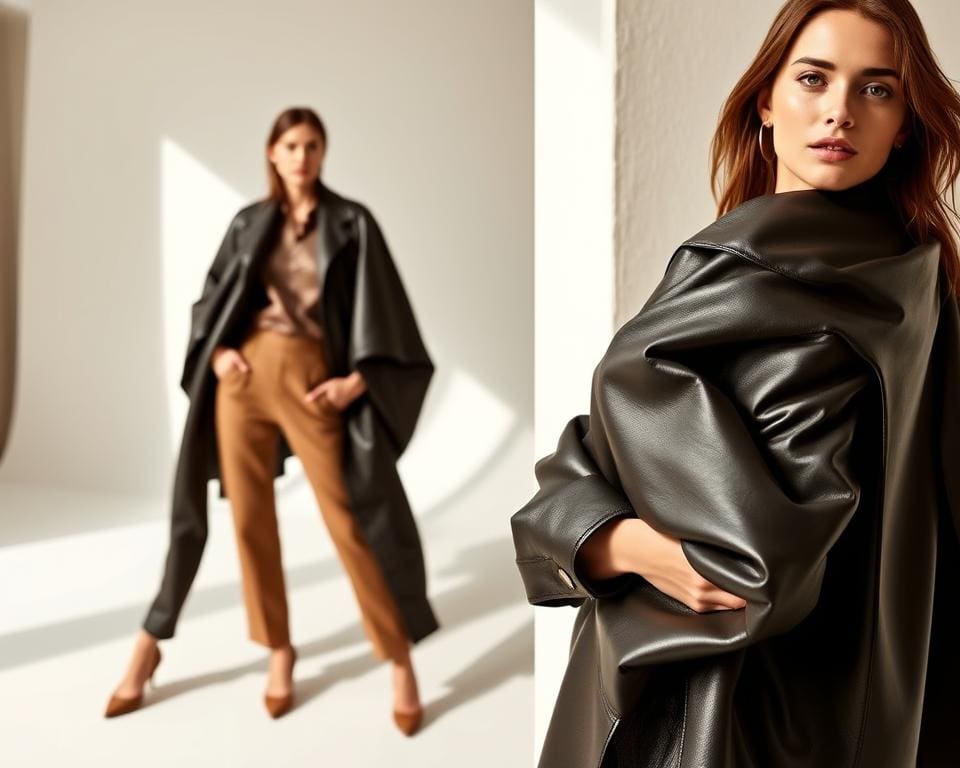 Michael Kors leren tops: Voor een tijdloze en chique look