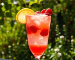 Raspberry Lemon Fizz: Een cocktail vol zomergevoel
