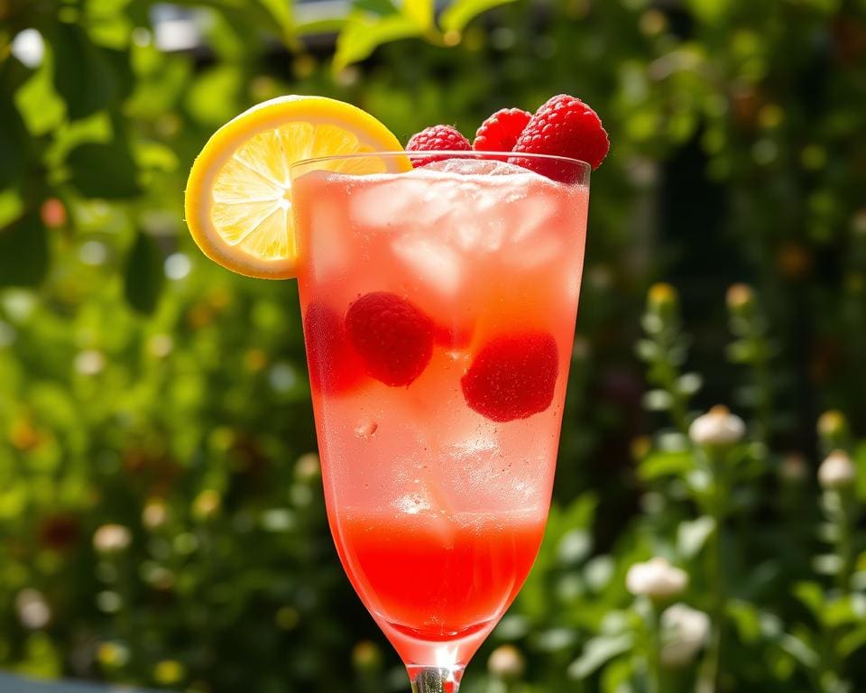 Raspberry Lemon Fizz: Een cocktail vol zomergevoel