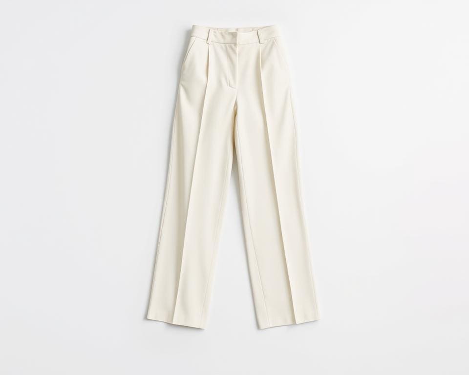 Saint Laurent cropped pantalons: Voor een minimalistische look